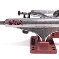 INDEPENDENT 159 HOLLOW DELFINO SILVER RED – Haven Skate Shop